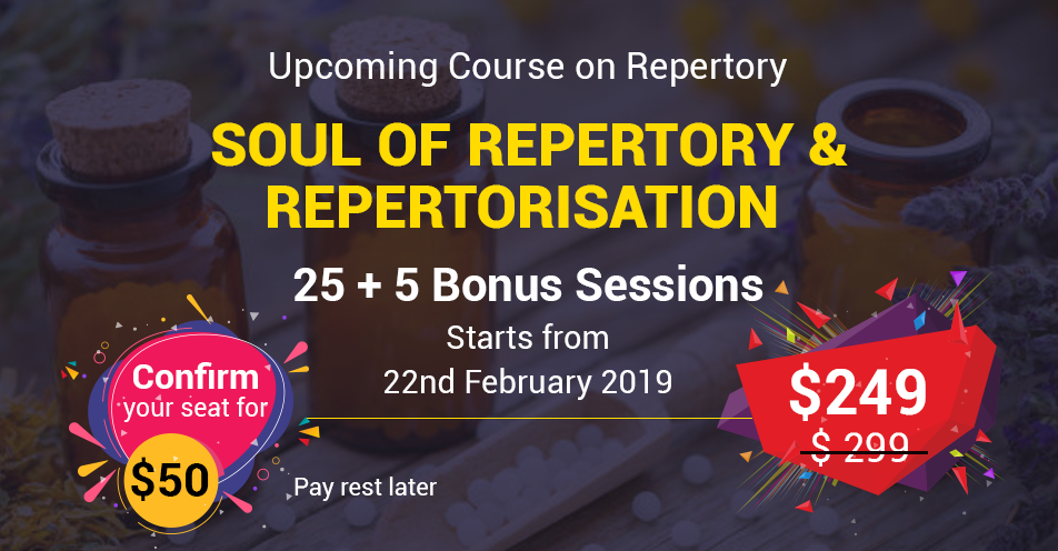 SOUL OF REPERTORY & REPERTORISATION COURSE