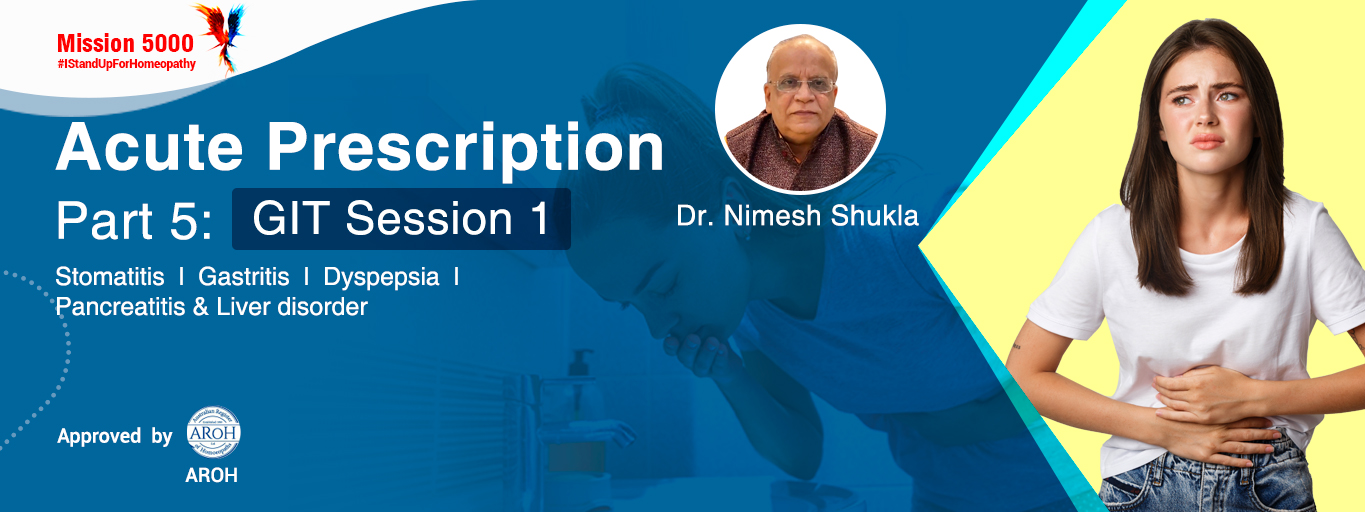 Acute Prescription Part 5: GIT Session 1