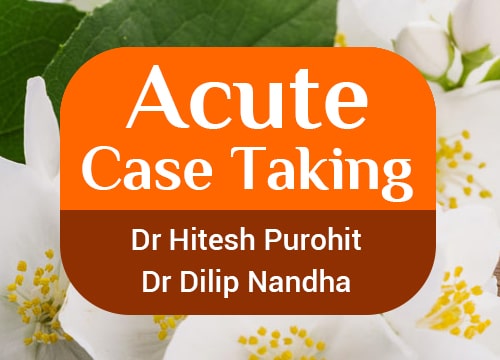 Acute Case Taking 