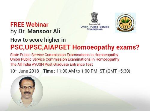 How to score higher in PSC, UPSC, AIAPGET Homoeopathy Exams?